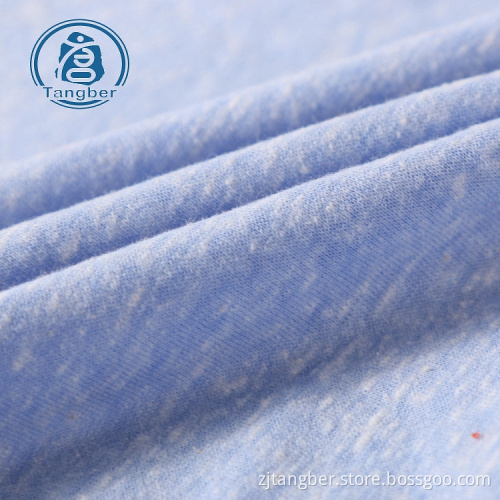 tissu jersey flammé tcr en rayonne de coton polyester tricoté